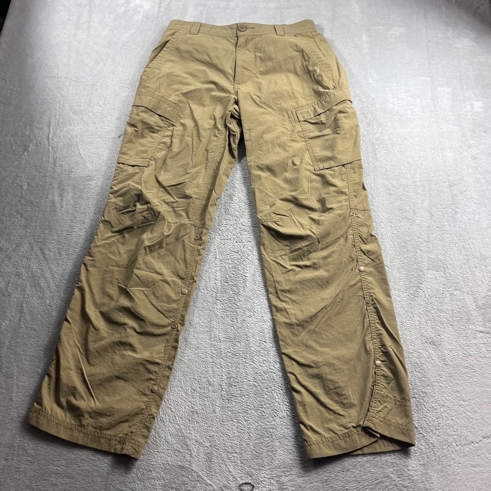 REI Co-op Mens Sahara Cargo Pants Relaxed Fit Khaki Tan Hiking Outdoor 30x30